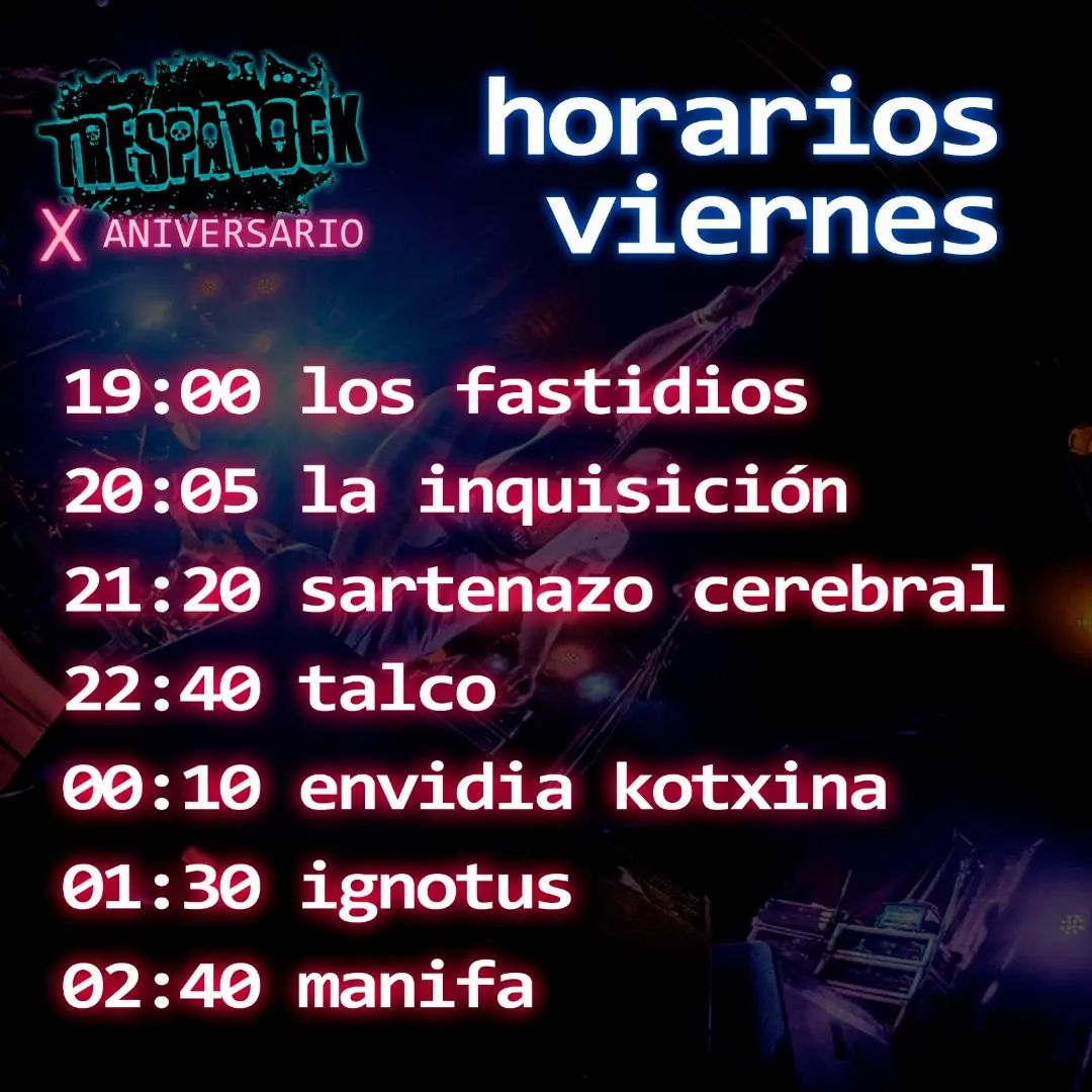 Tresparock Cartel Entradas Horarios Y Hoteles