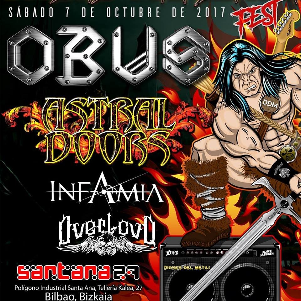 Dioses del Metal Fest 2017 Cartel, entradas, horarios y hoteles