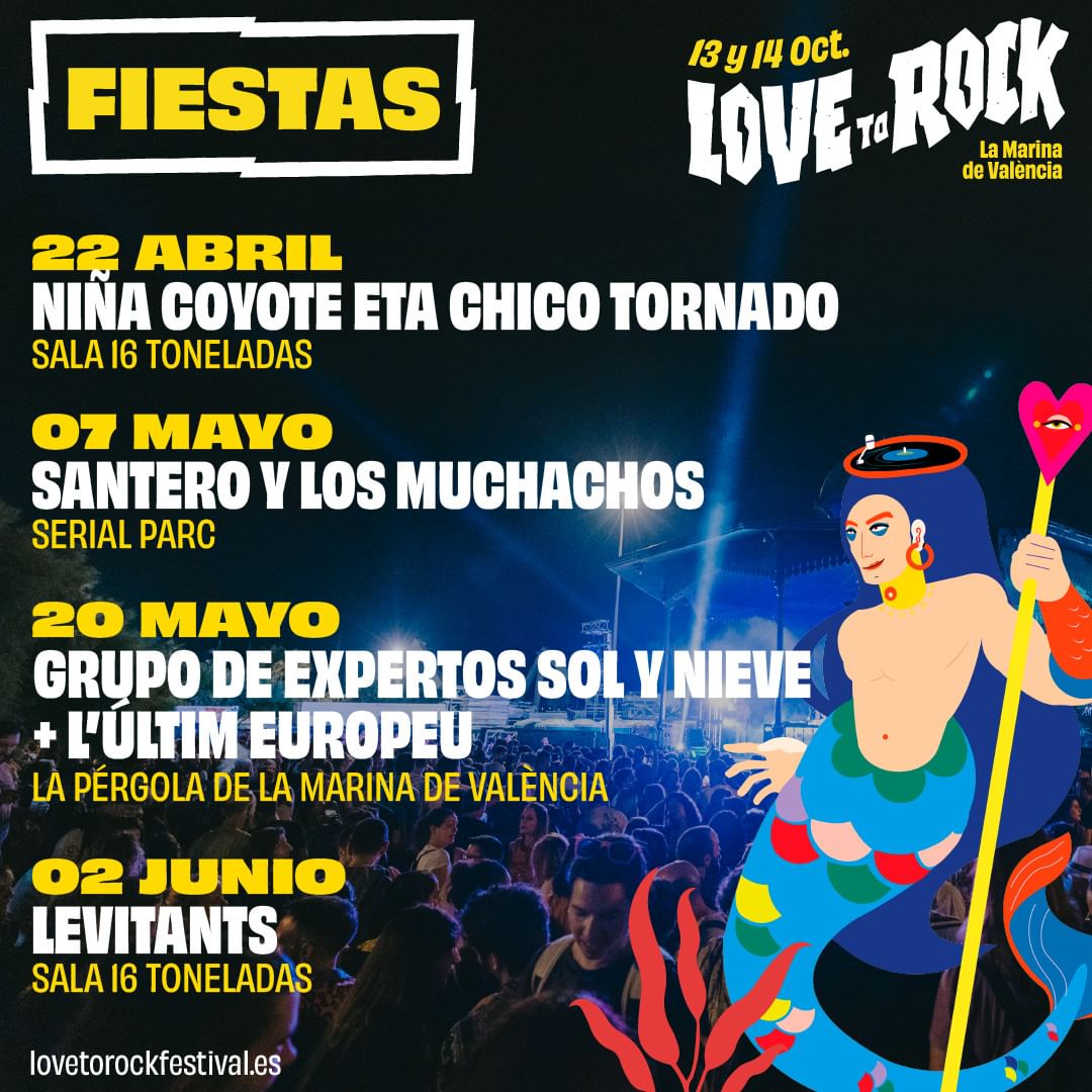 Love To Rock 2023 (Valencia) Cartel, entradas, horarios y hoteles