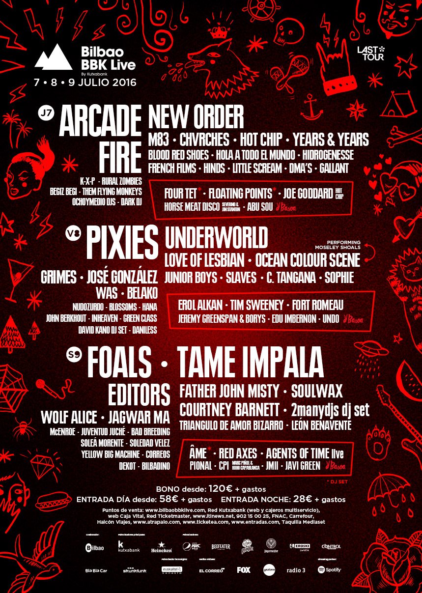 BILBAO BBK LIVE 2023 /// 6-7-8 Julio /// Arctic Monkeys /// Florence + The Machine /// The Chemical Brothers - Página 7 Bbk%202016
