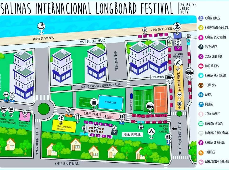 Artista Transición mercenario Festival Internacional Longboard Salinas 2018 | Cartel, entradas, horarios  y hoteles