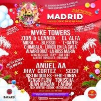 Cartel Reggaeton Beach Festival (Madrid) 2022