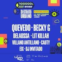 Cartel Distrito Urbano Festival Barcelona 2022