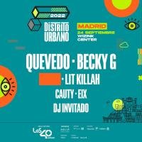 Cartel Distrito Urbano Festival Madrid 2022