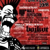 Cartel Astudillo Punk Rock 2018