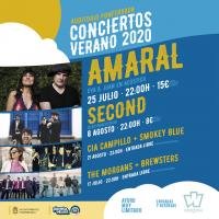 Cartel Conciertos de verano del Auditorio Ponferrada 2020