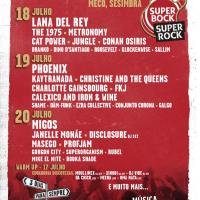 Cartel Super Bock Super Rock 2019