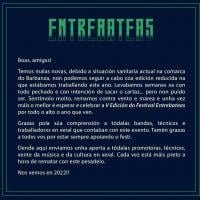 Cartel Festival Entrebateas 2021