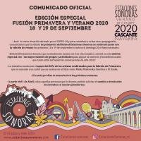 Cartel Estaciones Sonoras - Primavera 2020