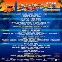 Cartel por días Weekend Beach 2022