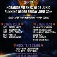 EL Rock Fest Bcn anuncia horarios y la cancelación del concierto de WASP