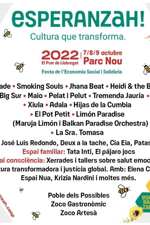 Esperanzah! World Music Festival 2022 | Cartel, entradas, horarios y hoteles