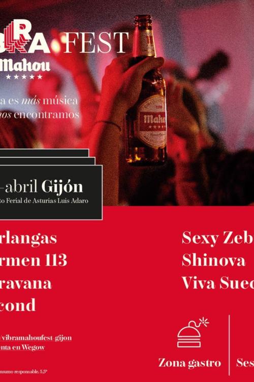 Vibra Mahou Fest Gijón 2023 | Cartel, Entradas, Horarios Y Hoteles