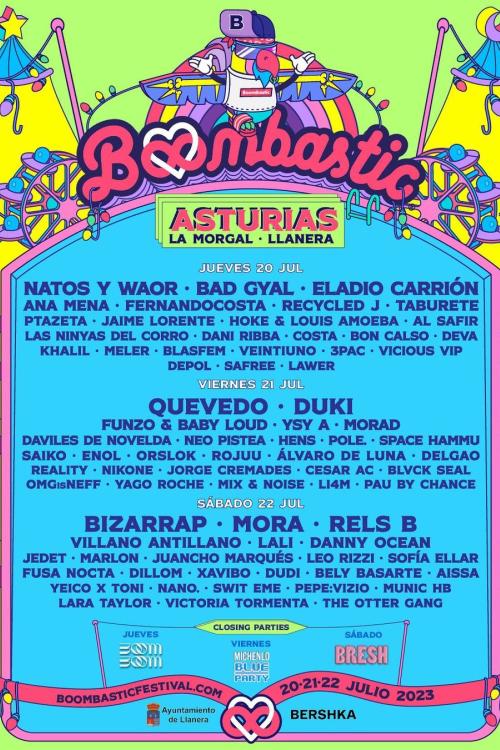 Boombastic Festival Asturias 2023 | Cartel, Entradas, Horarios Y Hoteles